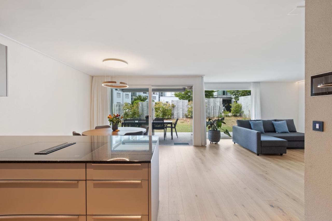 The R Apartment Zugerberg - Ev Wallbox - Terrasse Герольдсвиль Экстерьер фото