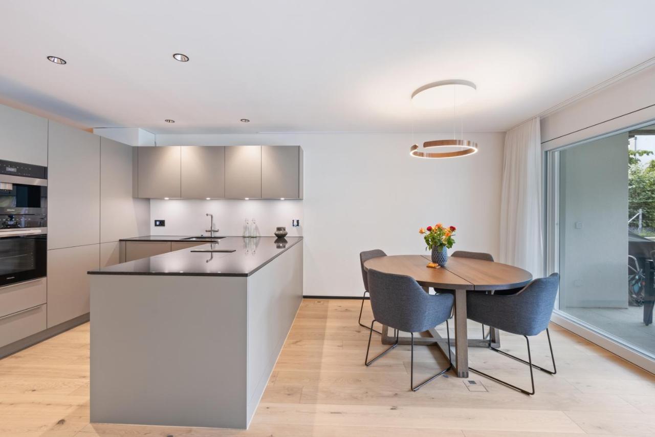 The R Apartment Zugerberg - Ev Wallbox - Terrasse Герольдсвиль Экстерьер фото
