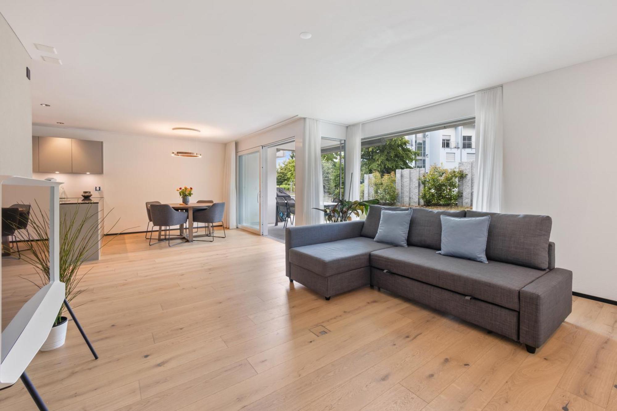 The R Apartment Zugerberg - Ev Wallbox - Terrasse Герольдсвиль Экстерьер фото